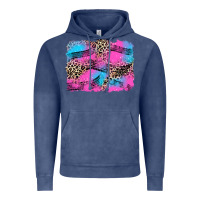 Vintage Denim race background Vintage Hoodie - Zillion Design Studio
