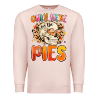 Pale Pink only here for the pies Premium Sweatshirt - MaliasSmallBusiness