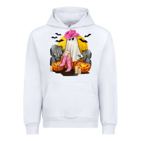 White Halloween Cowgirl Costumes Urban Hoodie - texasbilliewilder