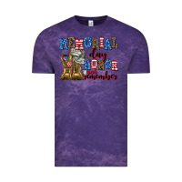 Cloud Purple memorial day honor and remember Vintage Tee - AdoDesignShop