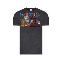 Vintage Black memorial day honor and remember Vintage Tee - AdoDesignShop