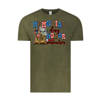Vintage Olive memorial day honor and remember Vintage Tee - AdoDesignShop