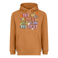 Meerkat bit of a mess but doin' my best Heavyweight Hoodie - MaliasSmallBusiness