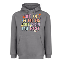 Storm bit of a mess but doin' my best Heavyweight Hoodie - MaliasSmallBusiness