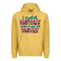 Antique Gold i match energy so how we gon' act Premium Hoodie - Artiststas