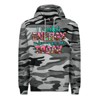 Slate Camo i match energy so how we gon' act Premium Hoodie - Artiststas