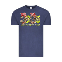 Vintage Denim three up theree down softball Vintage Tee - RacoonDesign