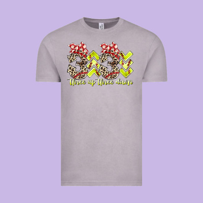 Three Up Theree Down Softball Vintage Tee Designed By Racoondesign
