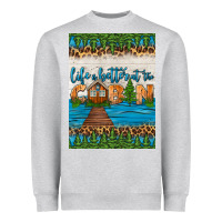 Heather Grey life is better at the cabin air freshener Heavyweight Sweatshirt - HRA Design Shop