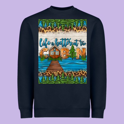 Life Is Better At The Cabin Air Freshener Heavyweight Sweatshirt Designed By Hra Design Shop