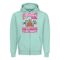 Seafoam As A Sagittarius Girl I Was Born With My Heart On My Sleeve And  Mouth Zipper Hoodie - Jasminsmagicworld
