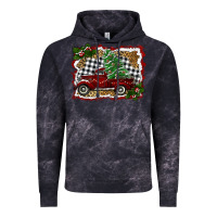 Cloud Black christmas truck with tree Vintage Hoodie - RanaPortraitStore