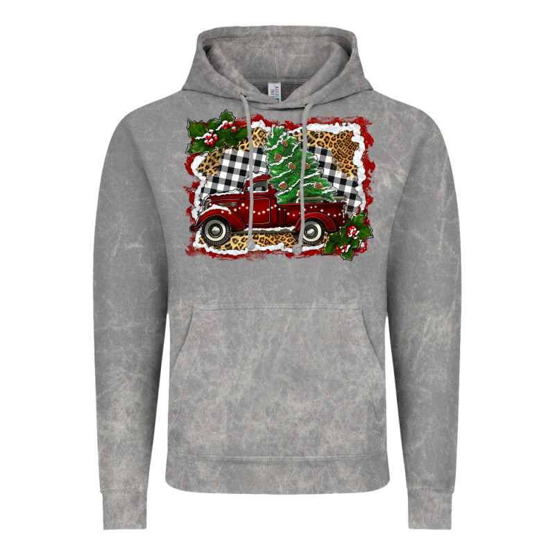 Christmas Truck With Tree Vintage Hoodie by RanaPortraitStore | Teevron