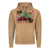 Vintage Camel christmas truck with tree Vintage Hoodie - RanaPortraitStore
