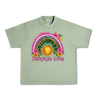 Oil Green summer vibes  rainbow Urban Heavy Tee - HRA Design Shop