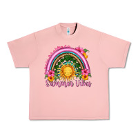 Salmon summer vibes  rainbow Urban Heavy Tee - HRA Design Shop