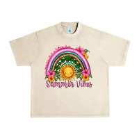 Sandshell summer vibes  rainbow Urban Heavy Tee - HRA Design Shop