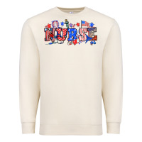 Sandshell 4th of july nurse Premium Sweatshirt - NancyCooperArtShop
