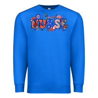 True Royal 4th of july nurse Premium Sweatshirt - NancyCooperArtShop