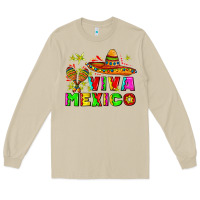 Mushroom viva mexico Long Sleeve Tee - AdoDesignShop
