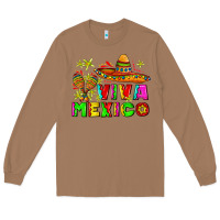 Toasted Coconut viva mexico Long Sleeve Tee - AdoDesignShop