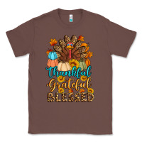 Chestnut thankful grateful blessed turkey Classic Tee - Artiststas