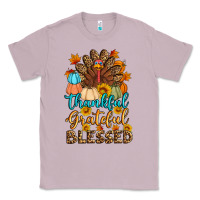 Lilac thankful grateful blessed turkey Classic Tee - Artiststas