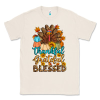 Natural thankful grateful blessed turkey Classic Tee - Artiststas