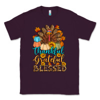 Plum thankful grateful blessed turkey Classic Tee - Artiststas
