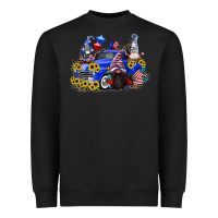 4th Of July Gnomes With Truck Heavyweight Sweatshirt | Teevron
