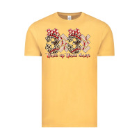 Vintage Mustard three up theree down Vintage Tee - RacoonDesign