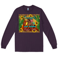 Plum cowgirls just wanna have fun Long Sleeve Tee - Artiststas