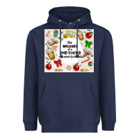 Navy the influence of a good teacher can never be erase Heavyweight Hoodie - MaliasSmallBusiness