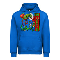 Cobalt Christmas Character Nurse Urban Hoodie - NancyCooperArtShop