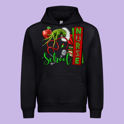 Christmas Character Nurse Urban Hoodie Designed By Nancycooperartshop