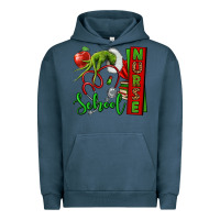Pigment Midnight Navy Christmas Character Nurse Urban Hoodie - NancyCooperArtShop