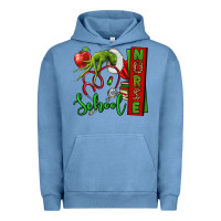Pigment Pebble Blue Christmas Character Nurse Urban Hoodie - NancyCooperArtShop