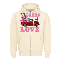 Sandshell loads of love truck Zipper Hoodie - BarkalooDesign