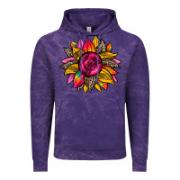 Cloud Purple race  sunflower Vintage Hoodie - Zillion Design Studio