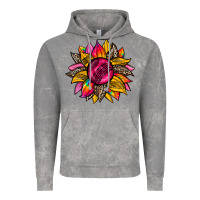 Cloud Rock race  sunflower Vintage Hoodie - Zillion Design Studio