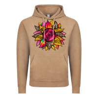 Vintage Coffee race  sunflower Vintage Hoodie - Zillion Design Studio