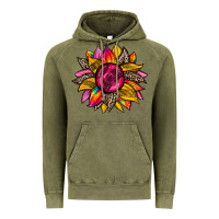 Vintage Olive race  sunflower Vintage Hoodie - Zillion Design Studio