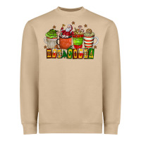 Mushroom hot cocoa Heavyweight Sweatshirt - CowhideDigitalArt