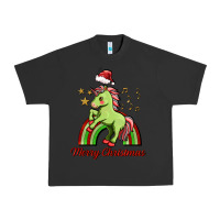 Pigment Black merry christmas unicorn Urban Heavy Tee - FaDigitalArtStudio