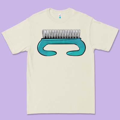 Nail Brush Premium Tee Designed By Barkaloodesign