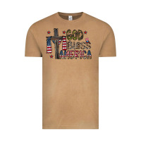 Vintage Camel god bless america Vintage Tee - CowhideDigitalArt