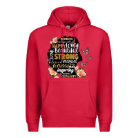 Cardinal black woman silhouette Premium Hoodie - Artiststas
