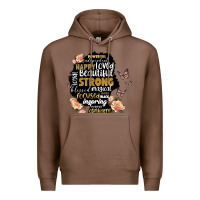 Chestnut black woman silhouette Premium Hoodie - Artiststas
