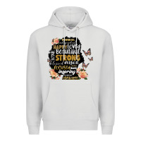 Dove Grey black woman silhouette Premium Hoodie - Artiststas