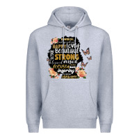 Heather Grey black woman silhouette Premium Hoodie - Artiststas